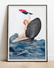 plakaty Plakat Vintage Retro Mermaid 1