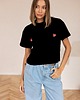 t-shirt damskie T-shirt Crop-Voila Czarny Arbuzy 2