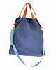 torby XXL Torba hobo XXL - kobalt, pomarańcz, błękit 1