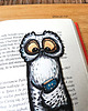 zakładki do książek Zakładka do ksiązki Sówka biała 3