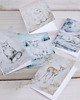 obrazy i plakaty do pokoju dziecięcego Lovely Bear Bilecik White / denim 2