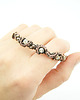 bransoletki wire wrapping Miedziana bransoleta mankietowa z cytrynem 3
