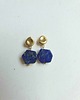 kolczyki z kamieniami Kolczyki z lapis lazuli geometryczne 4