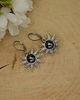 kolczyki wire wrapping Kolczyki słońce hematyt wire wrapping słoneczka 4