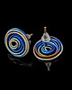 kolczyki wire wrapping Tytanowy wir- sztyfty z tytanu 1
