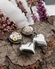 kolczyki z żywicy Kolczyki Silver Hearts 01 1