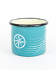 kubki Kubek emaliowany AHOJ/BAŁTYK turkusowy 1