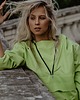 kurtki damskie Kurtka wiatrówka typu anorak neon lime 4