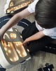 lampy do pokoju dziecka Lampka Drewniana Eko Londyński Autobus 1