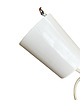 lampy wiszące Lampa sufitowa z wiklinowym kloszem, Polska lata 60. 1