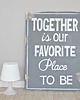 inne Typografia na sklejce TOGETHER 4