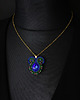 wisiory Peacock eye- wisiorek soutache 2