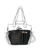 pokrowce i etui - organizery Organizer "SERCE TORBY" BLACK z pasem 4