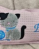 poduszki do pokoju dziecka Personalizowany prezent dla dziecka - imienna poduszka z kotkiem 1