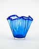 wazony Wazon kobaltowy tulip, duński design, lata 70, produkcja: Dania 1