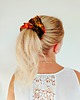 gumki do włosów Gumka jedwabna, scrunchie, frotka jesienna opowieść MAXI 2