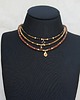 chokery Granaty /hessonit/ vol. 18  - choker - Szlachetna kolekcja 5
