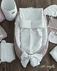 kocyki, kołderki, pościel dla dzieci Bawełniany kocyk z wypełnieniem - pościel 75 x 60 + poduszka 5