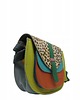 torby na ramię Torebka damska na ramię skórzana pojemna kolorowa ze skrawków eko OLIVKA 2