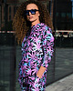 bluza z kapturem damska Damska Bluza z kapturem Neon Leaves 2