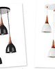 lampy wiszące Lampa Spyder Pająk Potrójny Metal Loft LED 1