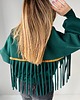 bluza bez kaptura damska Boho Things / bawełniana bluza boho z frędzlami 6