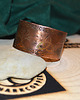 bransoletki - inne Bransoleta handmade miedź grawer 2