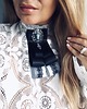 broszki Brosza/ Krawat z Kameą w stylu Glamour 8