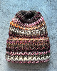 czapki damskie Czapka zimowa beanie Aurora Fiolety róże 2