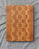 deski do krojenia i tace Dębowa deska do krojenia w stylu End Grain. Sztorcowy blok do krojenia. 1