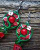 kolczyki soutache Owocowe letnie kolczyki soutache 3