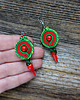 kolczyki soutache Papryczki - letnie kolczyki soutache 2