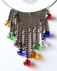 kolie Na kolorowo. Oryginalna kaskada w modnym stylu BOHO ciekawy prezent handmade 1