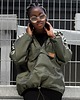 kurtki damskie Kurtka wiatrówka typu anorak khaki 4