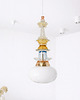 lampy wiszące Lampa wisząca szklana artdeco prl vintage retro 7