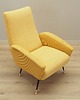 fotele Fotel żółty, włoski design, lata 70, produkcja: Włochy 7