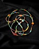 bransoletki - inne Bajecznie kolorowa bransoletka Boho z drobnych koralików prezent  handmade 8