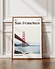 plakaty Minimalistyczny plakat San Francisco USA - Do salonu, sypialni, biura 3