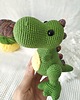 misie i maskotki Szydełkowy t-rex, tyranozaur 1