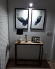 regały i półki Konsola dębowa 110X85X25 9