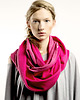 szale damskie Tuba Szal Etola Komin Pink Melange 2