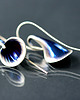 kolczyki wire wrapping Srebrne kolczyki Kalie 4