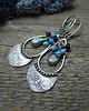 kolczyki wire wrapping Marrakesh Earrings 2