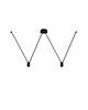 lampy wiszące LUNA - ręcznie pleciona lampa z drewna - 2 sztuki 6