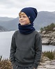 czapki dziecięce Czapka beanie i komin prosty komplet bawełniany dwuwarstwowy 7