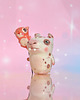 figurki i rzeźby Zębaty Piesek  z kotkiem balonikiem, miniaturowe zwierzę z gliny polimerowej 2