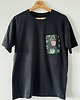 t-shirt damskie Koszulka oversize z kieszonka z upcyclingu 1