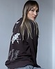 bluza bez kaptura damska Zaznacz odwiedzone państwa - brązowa bluza dla podróżnika bez kaptura 2