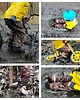 spodnie dla chłopców Całoroczne wodoodporne spodnie/softshell/przeciwdeszczowe/ szare 8