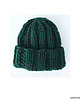 czapki damskie Czapka beanie  z wełną w kolorze szmaragdowym 5